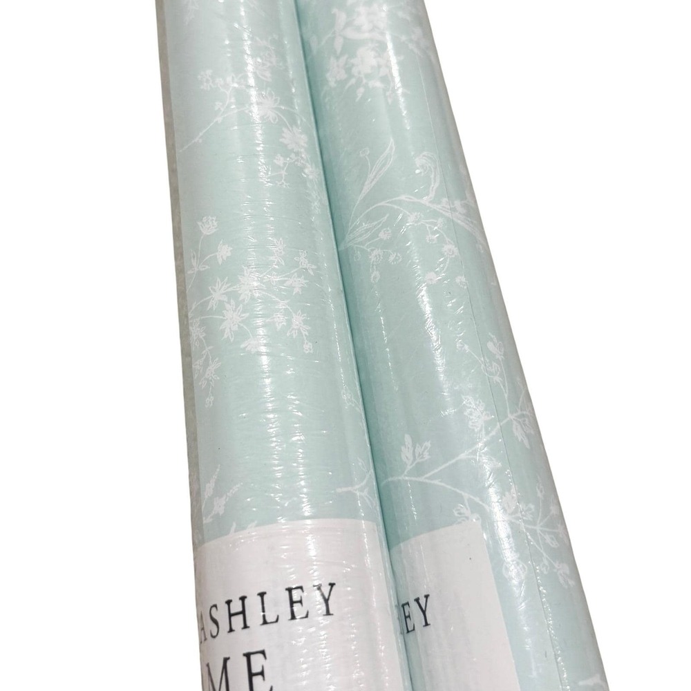 Laura Ashley Home Eau de Nil Floral Wallpaper 2 Rolls LY4341 English Country NOS